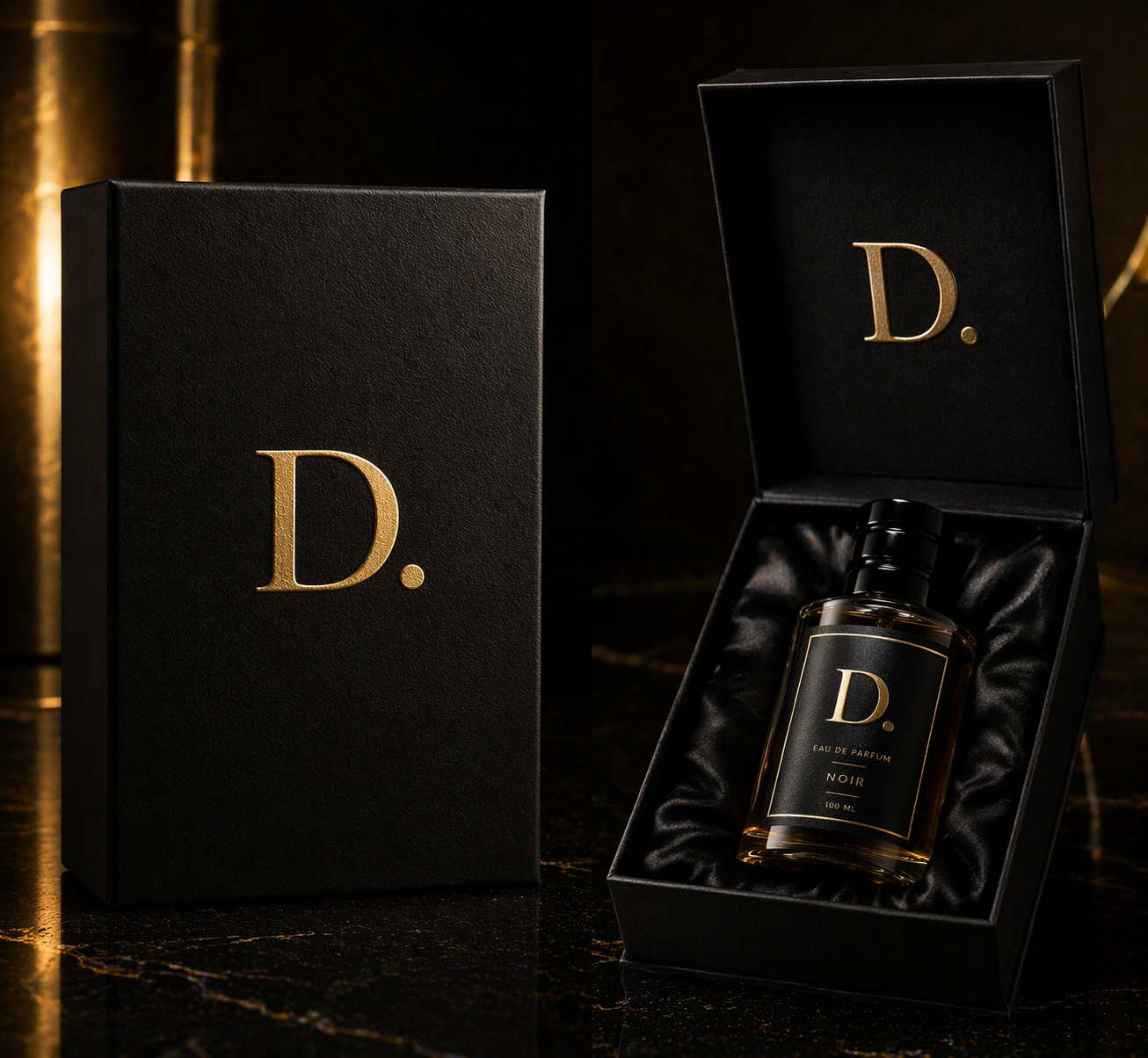 Luxury perfume brand presentation